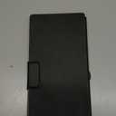 Doohoeek Universal Bluetooth Keyboard for Samsung Galaxy Z Fold, iPad mini 7 2024 & Phones, Dual Bluetooth Mini Keyboard with Any-Angle Kickstand & Leather Cover for Android, Windows and iOS (Black)