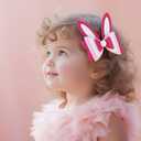 4 Pcs Easter Hair Clips Bow Hair Accessories Cute Rabbit Glitter Sparkly Hair Barrettes Holiday Headdress Hairpin for Girls Women Kids Party Cosplay Prezzie