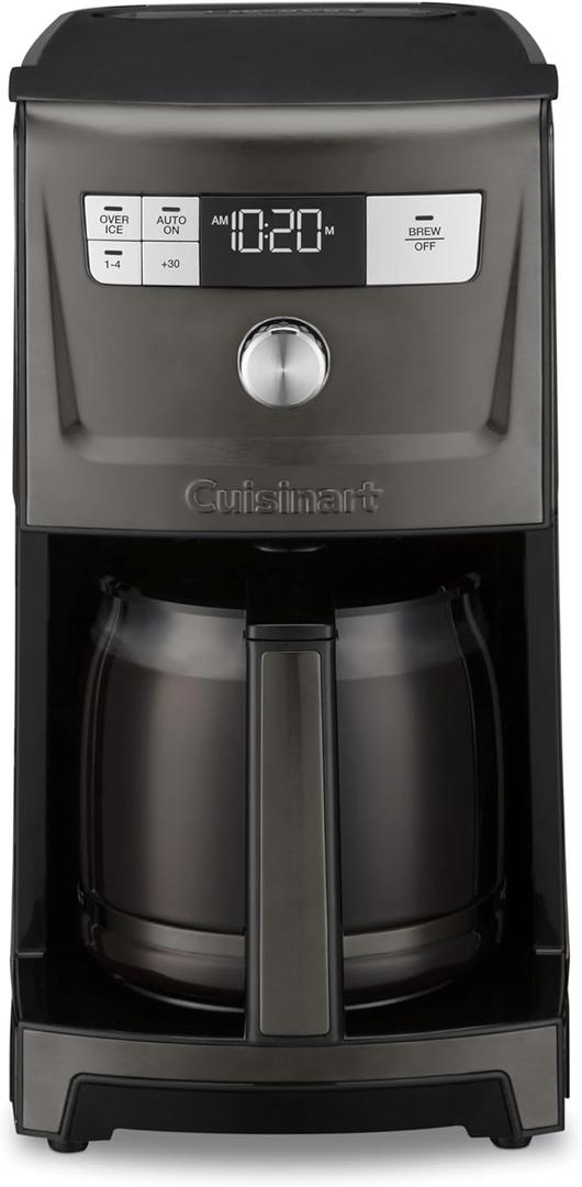Cuisinart PerfecTemp 14-Cup Programmable Coffeemaker, Black Stainless Steel