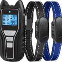 Asrcs Shock Collar for 2 Dogs, Dog Shock Collar with Remote Control, Black | IPX7 Waterproof Dog Training Collar, 2000FT Range, 4 Safe Modes, Rechargeable, Security Lock, Fits Dogs 15120 lbs