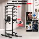 K KiNGKANG Adjustable Power Tower for Home Gym - Multifunctional Pull-Up & Dip Station for Strength Training