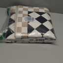 Morebes Checkered Rug Runner for Kitchen, 2x7 Black Washable Runner Rug for Hallway NonSlip, Checkerboard Soft Indoor Bedroom Carpet Runners for Entryway Bathroom Nursery