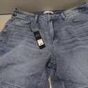 Fashion Nova Denim Jorts Medium Wash 14Plus