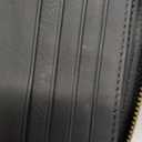 BULLCAPTAIN Genuine Leather Wallet for Men Large Capacity ID Window Card Case with Zip Coin Pocket QB-231 (Black)