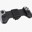 Bluetooth Mobile Game Controller for Android & iOS & Switch, Wire less Telescopic Gamepad with Radiator & Joysticks, M1/M2 Programmable Key, Long Battery Life