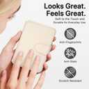 for MagSafe Wallet, Magnetic Phone Wallet RFID Blocking, Slim 5-8 Card Holder with Cash Slot & Clear ID Window, Minimalist Mag Safe Wallets for iPhone 17/16/15/14/13/12 Series, Oatmeal Beige