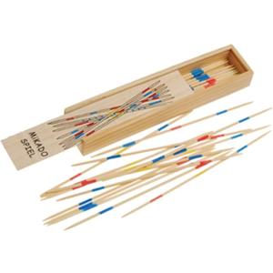 2 Pack Pick Up Sticks, 62  Wooden Pick Up Sticks Original Game Boxed with Instructions,Traditional Pickup Toys for Kids, Fun Family Game Gift Idea