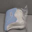 Memory Foam Kids Pillow, Kids Pillows for Sleeping, Ergonomic Contour Pillow and Pillowcase 20x12 in (Blue Small)