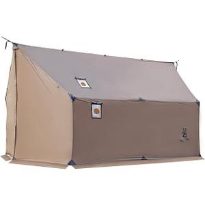Tent Size 5.11x7 FT khaki (no brand)