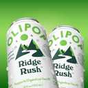 OLIPOP Prebiotic Soda Pop, Ridge Rush, Pantry Pack Packed with Prebiotics, Fiber, and Botanicals, Gluten Free, Vegan, GMO Free, 12oz (12-Cans)