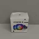 Thermalright TL-C12CW-S X3 CPU Fan 120mm White ARGB Case Cooler Fan, up to 1550RPM Cooling Fan