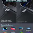 PHIXERO 10 in 1 USB Docking Station Dual Monitor 4K@60HZ for Mac M1/M2, Displaylink Dock with 2 HDMI & 2 DP, 100W PD, 3 USB 3.2Gen2 [10 Gbps], Ethernet, Audio, Compatible with Thunderbolt, Windows,et (Silver)