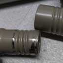 Rustic Industrial Curtain Rod, 168 to 240 Inches, Nickel