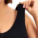 Sports Bras, Comfort Bras for Women, Seamless, Wireless, Sleep Yoga Bras with Removable Pads (Black, S)