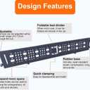Truck Bed Cargo Divider for 2022-2026 Tundra, Foldable Black Molle Panels,Adjustable Truck Organizer Replacement,No Drilling
