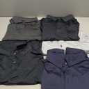 BOOJO 5 Pack Polo Shirts for Men - Quick Dry Moisture Wicking Performance Short Sleeve Mens Golf Shirts for Work Athletic 5-black*2/Dark Grey/Light Grey/Navy Blue, Medium