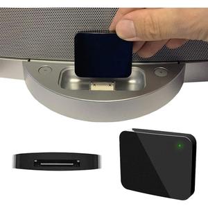 30 Pin Bluetooth Adapter, Wireless 30Pin Stereo Audio Adapter Bluetooth 5.0 Music Receiver for Bose Sounddock II 2 10 Lifestyle V35 135 Digital Music System Home Entertainment Speakers