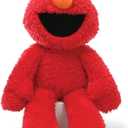 GUND Sesame Street Official Elmo Take Along Buddy Plush, Premium Plush Toy for Ages 1 & Up, Red, 13