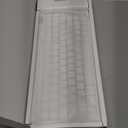 Flow Lite 84 Keys Low Profile Mechanical Keyboard, 75% Swappable Rechargeable Wireless Keyboard with 2.4G Receiver, Bluetooth and Wired Connection for Windows, Mac/Specter Linear Switches (Off-White)