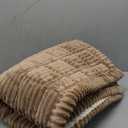 Couch Cover for Dogs Washable, Fuzzy Pet Couch Covers for 3 Cushion Sofa Pet Friendly, Non Slip Sofa Cover (Dark Brown, 27.6" x 82.7")