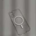 CANSHN Magnetic for iPhone 17 Case Clear, Upgraded [Full Camera Protection] [Compatible with Magsafe] Non-Yellowing Protective Shockproof Bumper - Clear (iPhone 17 (6.3 Inch,2 Lens))