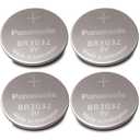 Panasonic BR3032 3V Coin Cell Batteries (4 Pieces) (Not CR2032)