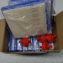 HOODELL 10 Pack 491588S Air Filter + 394358 Fuel Filter Compatible with 491588 4915885, Toro 20332, Craftsman 33644, Pro Performance for Push Lawn Mower