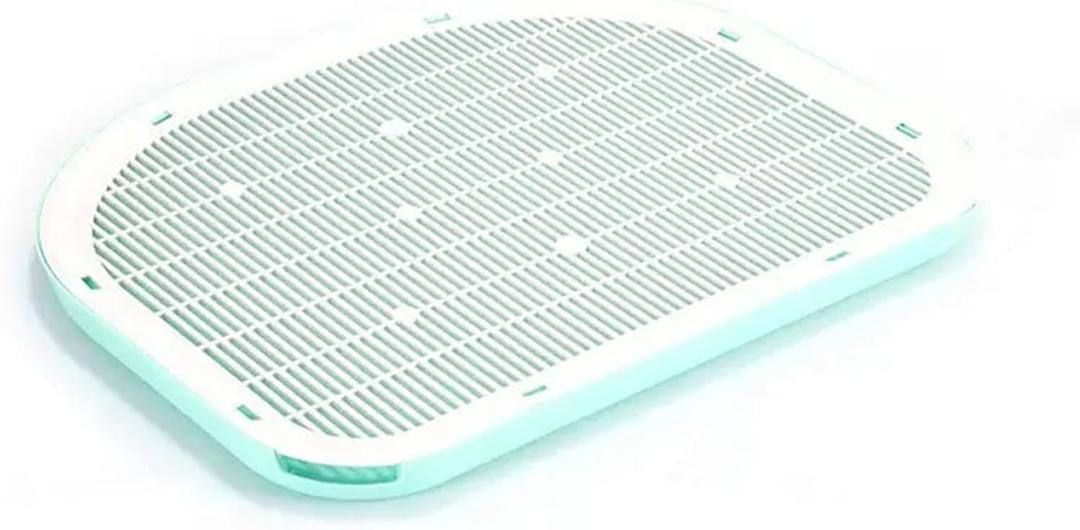 Cat Litter Mat Litter Trapping Mat,19.29"14.96",Double-layer Cat Litter Box Mat for Floor,XL Litter Matt for Kitty,Mat Catcher,Waterproof,Washable,Easy Clean,Less Waste(Green)
