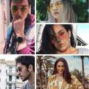 FEISEDY Hipster Small Polygon Women Men Sunglasses Delicate Metal Frame B2254 (Golden Frame Yellow Lens)