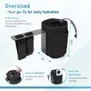 TYYIHUA Cup Holder and Phone Holder for Electric Wheelchair, Compatible with Most Electric Wheelchairs, Secure & Convenient Drink Carrier, Black