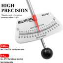 MILMUMU 1/4" Drive Beam Torque Wrench Precision Instrument-Compatible with SAE and MM Bicycle and Automotive Wrench -0-80 Inch-Pounds, 0-9 Newton Meters
