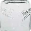 Mason Craft & More Airtight Kitchen Food Storage Clear Glass Pop Up Lid Canister, Large 3.7 Liter Pop Up Canister