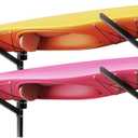 VEVOR Kayak Storage Rack for 2 Kayaks, Holds 200 lbs, Heavy Duty Adjustable Wall Mount Stand for Indoor Outdoor Garage Shed Dock, Storage Holder for Canoe, Small Boat, SUP, Surfboard & Paddleboard