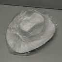 JICASTO Cowboy Hat for Women Men 6 Sparkly Stars Brim & Rhinestone Belt Western Cowgirl Hat with Sunglasses Bandanas