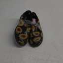 Sloggers Original Waterproof Rain and Garden Shoe for Women Outdoor Slip-On Garden Clog - Made in The USA with Premium Comfort Insole and Arch Support (7, Sunflower Print Black)