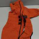 Warm Double Layers Dog Vest - 4 Legs Covered Windproof Waterproof Reflective Coat for Small Medium Large Dogs - Outdoor Skating Costume - Orange XXL (2XL (back 19"))