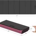 LVME Foldable Yoga Mat, 71"x24"x1/3" Thick(8mm), Non Slip Exercise Mat | SGS Certified POE, Fitness Travel Mat, Easy To Store, Foldable for Exercise, Yoga, Pilates, Home Workouts