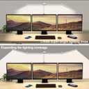 Micomlan 3000 Lumen Super Bright Led Desk Lamp for Home Office, 47Inches Long Architect Desk Lamp with Clamp, Dimmable Table Light with Adjustable Monitor Light Bar Tall Office Lighting for Computer