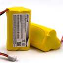 (2-Pack) 3.6V 900mAh Ni-Cd Exit Sign Emergency Light Battery, Replacement Battery for Exitronix 10010037, Max Power B2-0031 MH468886, Unitech LEDR-1 6200RP, Dantona CUSTOM-318 OSA230, Lowes 253799