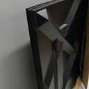 Art3d PVC 3D Wall Panel, Decorative Wall Tile in Black 12-Pack 19.7"x19.7"