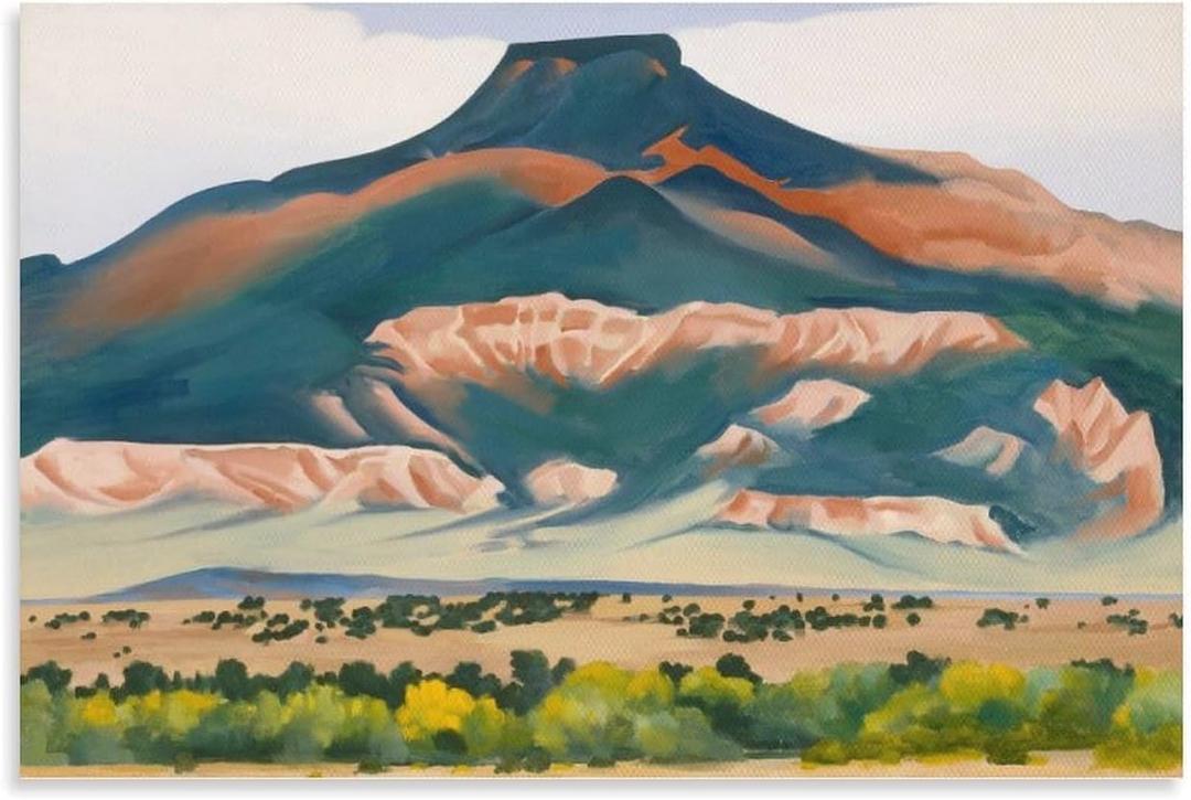 Georgia O'Keeffe Prints Wall Art Modernist Art Prints Poster Canvas Wall Art Posters For Room Aesthetic And Decor Poster For Bedroom Living Room Bathroom Kitchen Office Decor 24x36inch(60x90cm) Unfram