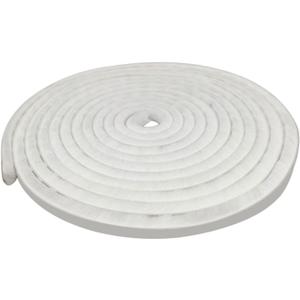 jojobasec Multifunctional Window Brush Strip Self-adhesive Weather Stripping Sliding Door Sealing Strip 5 Meters, White, 9mmX15mmX5M