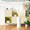 GoveeLife Humidifiers for Bedroom, 6L Top Fill Cool Mist Humidifier for Large Room, Auto Mode, Adjustable Mist, Quiet Sleep Mode, WiFi Smart Air Humidifier with RGB for Baby, Plants, Work with Alexa