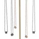 Necklace Holder Organizer,Jewelry Chains Display Stand for Vendors Selling,Jewelry Tree for Girls (Gold)