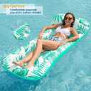 Jasonwell Inflatable Pool Float Lounge - 2 Pack Floaties Rafts for Adults Floating Lounger Sun Tanning Floats Cool Water Floaty Swimming Lake Beach Party Toys