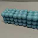 Handcrafted Pastel Blue Bubble Cube Candles – Aesthetic Soy Wax Decorative Candles Description