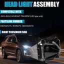 Full LED Head Light for Chevy Traverse 22-24 RH W/LED DRL