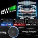 SCHUGS for Mag-Safe Car Charger Mount, [Zinc Alloy] 15W Fast Charging Ultra Magnetic Car Phone Holder, Magnetic Wireless Car Charger Dashboard, iPhone Car Mount Chrager for iPhone 16 15 14 13 Pro Max