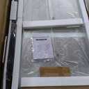 56-60" W x 72" H Semi-Frameless Bypass Sliding Shower Door, Easy-to-Clean Treated Clear Tempered Glass, Matte Black