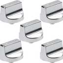 W11366438 W11084623 Gas Rang Oven Knob Dial (5PCS) Compatible with Whirlpool Electric Range Burner Control Knob WCG55US0HS00 WCG55US0HS05 WCG55US6HS00 WCG55US6HS05 WCG77US0HS00 WCG77US0HS05